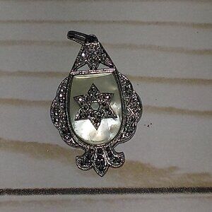 Vintage Sterling 6 Point Star Pendant